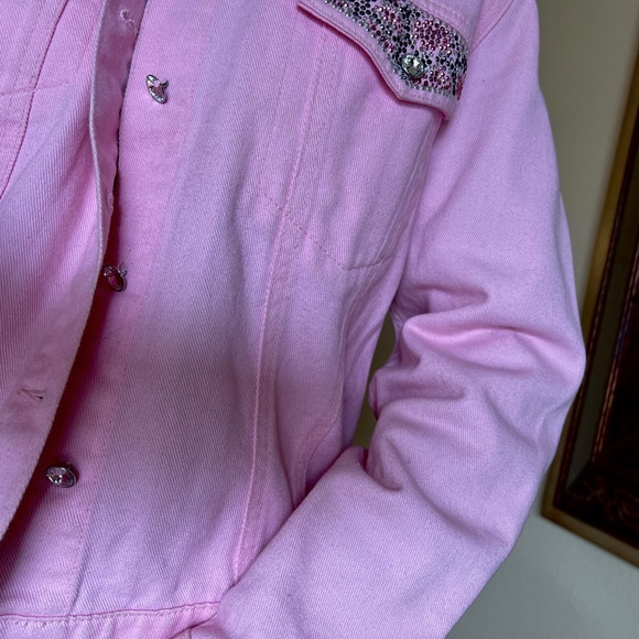 Christine Alexander Swarovski Crystal Pink Denim (Available in Black also) - Picture 8 of 11